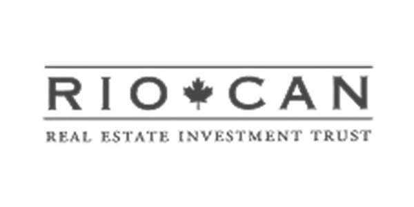 Seal Canada The RioCan Real Estate Investment Trust logo features "RIOCAN" with a maple leaf in place of the letter "A," and the tagline "Real Estate Investment Trust" below, reflecting its expertise in real estate, including asphalt repair and paving. Asphalt & Coatings